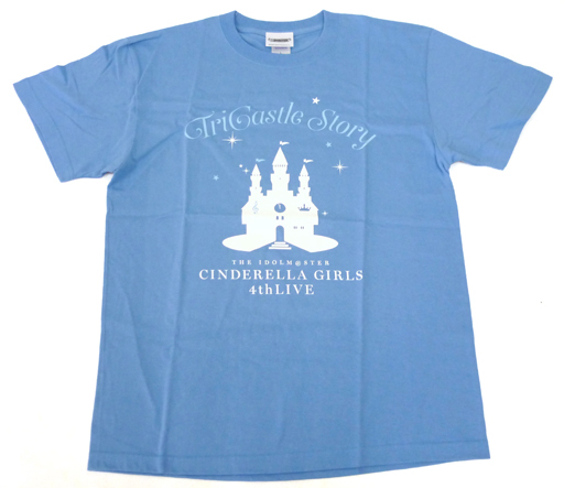 駿河屋 中古 アイドルマスター シンデレラガールズ 公式tシャツ ブルー Xlサイズ The Idolm Ster Cinderella Girls 4thlive Tricastle Story その他