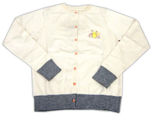 ピカチュウ カーディガン Pokemon Meets Karel Capek Flower グレー Sサイズ ポケットモンスター ポケモンセンター限定 中古 アウターウェア キャラクター 通販ショップの駿河屋
