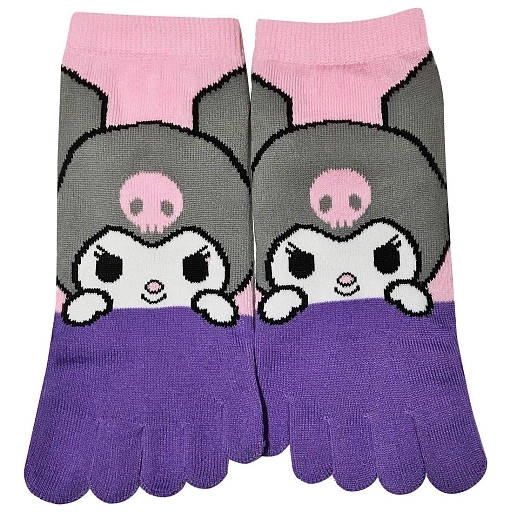 駿河屋 買取 クロミ 5本指靴下 サンリオキャラクターズ ソックス