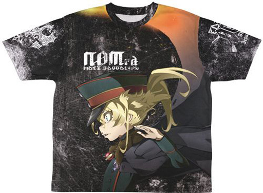 ターニャ・デグレチャフ＆帝国のエンブレム 両面フルグラフィックTシャツ スミ Lサイズ 「劇場版 幼女戦記」