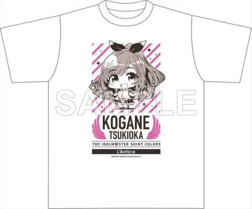 月岡恋鐘 ミニッチュ Tシャツ ホワイト Lサイズ 「アイドルマスター シャイニーカラーズ」