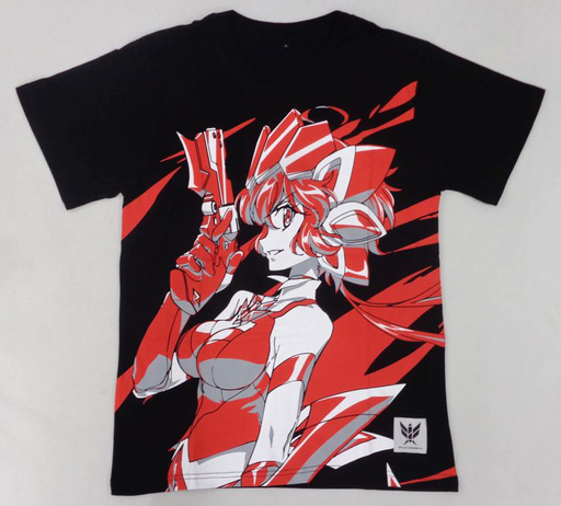 雪音クリス キャラクターTシャツ ブラック Lサイズ 「戦姫絶唱シンフォギアXV シンフォギアライブ2020」