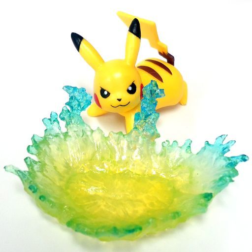 駿河屋 買取 1 ピカチュウ ほうでん 小物入れ ポケットモンスター デスクでお役立ちフィギュア2 トレーディングフィギュア