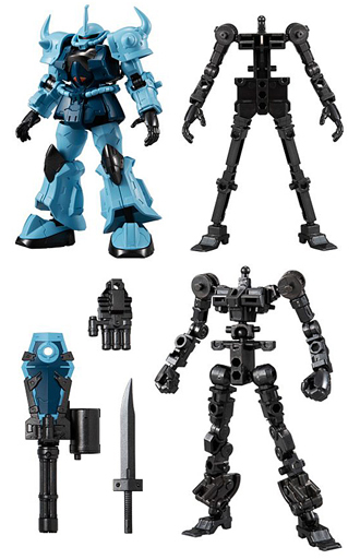 グフ・カスタム アーマー+フレームセット 「機動戦士ガンダム Gフレーム07」