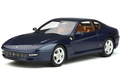 駿河屋 新品 中古 1 18 フェラーリ 456gt ブルー Gts239 ミニカー 乗り物