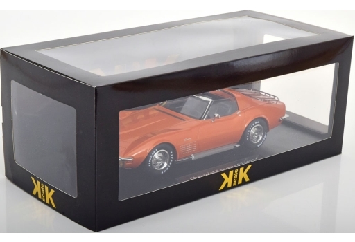 KK scale(P[P[XP[) \ ~jJ[ 1/18 Chevrolet Corvette C3 1972 removable roof parts and sidepipes(IW^bN) [KKDC181223]