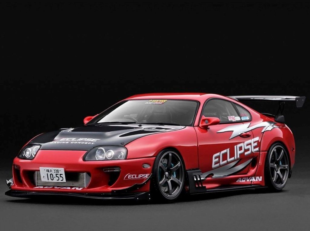 ignition model(�C�O�j�b�V�������f��) �V�i �~�j�J�[ 1/18 Toyota Supra RZ (JZA80) ORIDO-STREET Ver.2(���b�h) [IG3883]
