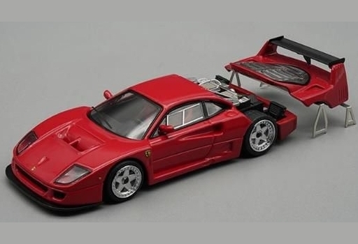 Tecnomodel(�e�N�m���f��) �V�i �~�j�J�[ 1/64 �t�F���[�� F40 LM �v���X�o�[�W���� 1996(���b�h) w/BBS �V���o�[�z�C�[�� [TM64-01A]