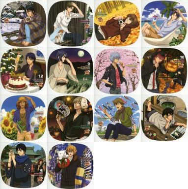 駿河屋 中古 全14種セット 新テニスの王子様 くつろぎコレクション 王子様達の一年間 シール ステッカー