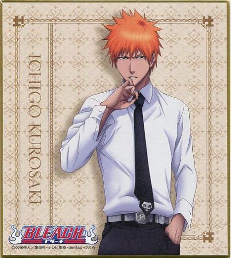 黒崎一護 ミニ色紙 「BLEACH -ブリーチ- Elegant Collections WEBくじ」 D-1賞