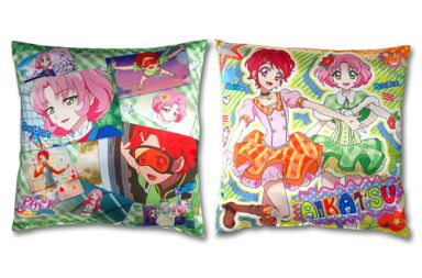 北大路さくら＆一ノ瀬かえで クッション 「アイカツ!くじ」 Oh!My!Fan賞 オフィシャルショップ限定