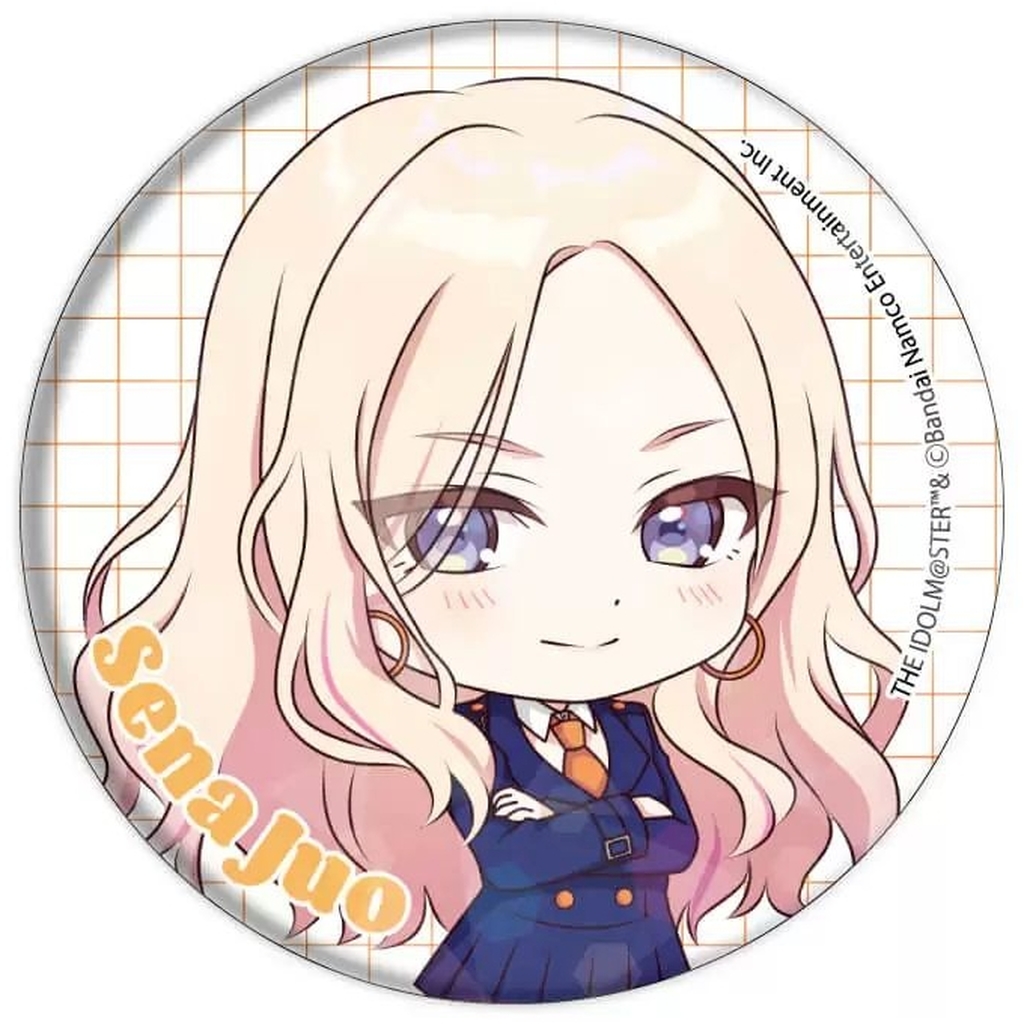十王星南 「学園アイドルマスター グッズフェア in ゲーマーズ ホログラム缶バッジ 02/シミラールック衣装ver.(ミニキャライラスト)」