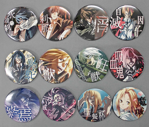 全12種セット 「Dies irae SHOP in 池袋P’PARCO ドでか缶バッジ 狂乱の漢ver.」