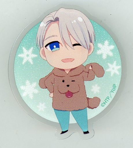 ヴィクトル・ニキフォロフ 「ユーリ!!! on ICE THEキャラSHOP アクリルバッジ 私服ver」