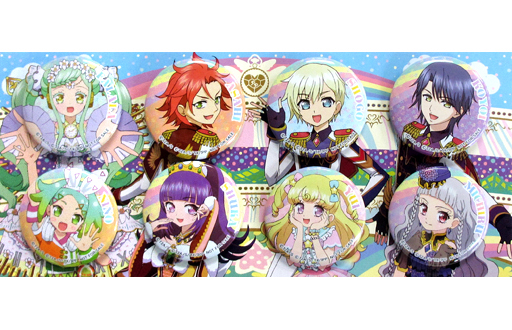 [単品] 集合 プリパラアイドル缶バッジ8個セット 「3DSソフト アイドルタイムプリパラ 夢オールスターライブ! ゴージャスパック」 同梱特典