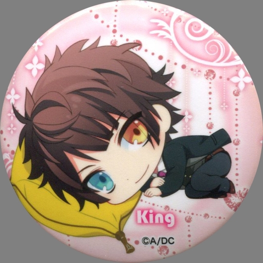 King 「DYNAMIC CHORD ふぉーちゅん☆缶バッジ そいねっころんver.」 AnimeJapan 2018グッズ