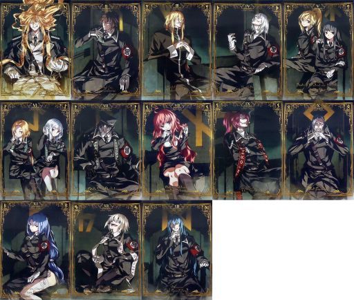 黒円卓聖槍十三騎士団B2タペストリーセット(13本セット) 「Dies irae」 C93グッズ