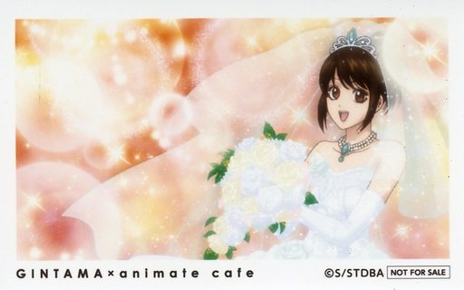 志村妙 特製フォトカード 「銀魂×animatecafe」 フォトカードプレゼントキャンペーン 1回目特典