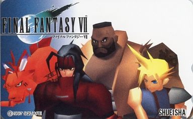 ヴィンセント・ヴァレンタイン/バレット・ウォーレス/クラウド・ストライフ/計4名「ファイナルファンタジーVII(FINAL FANTASY VII)」 週刊少年ジャンプ 抽プレ