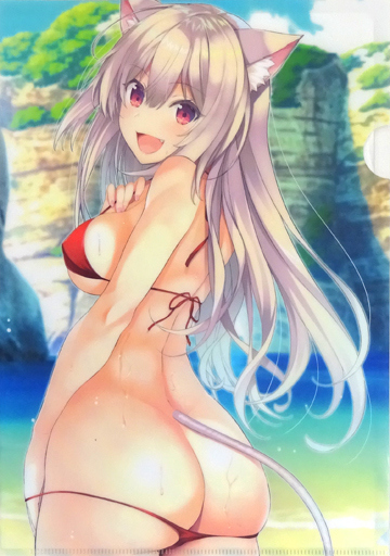 【オリジナル】A4クリアファイル(戌角柾) C96新刊購入特典/ニュートンの林檎&メロンブックス