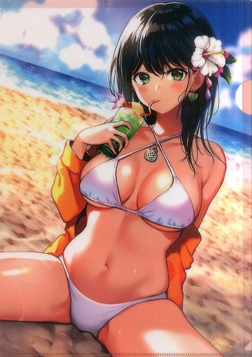 【オリジナル】A4クリアファイル(西沢5ミリ) カタログ&リストバンド型参加証 発売記念 超!!同人感謝フェア/メロンブックス
