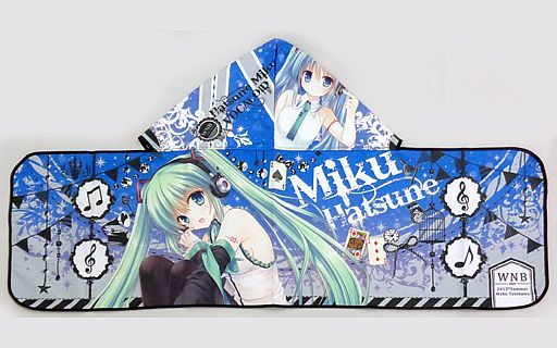 【ボーカロイド】フード付きタオル 初音ミク(館川まこ) C84/WNB(ワンブ)