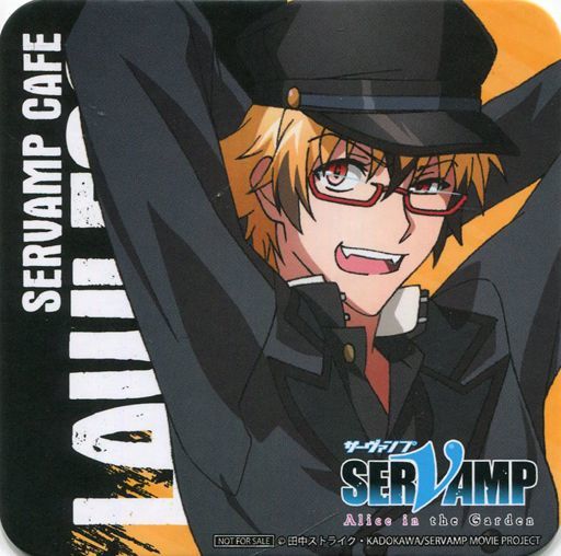 ロウレス コースター 「劇場版 SERVAMP-サーヴァンプ- Alice in the Garden×AnimePlaza サーヴァンプカフェ」 ドリンク注文特典