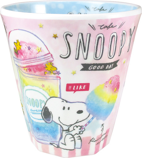 駿河屋 買取 スヌーピー コットンキャンディ メラミンカップ Peanuts Snoopy マグカップ 湯のみ