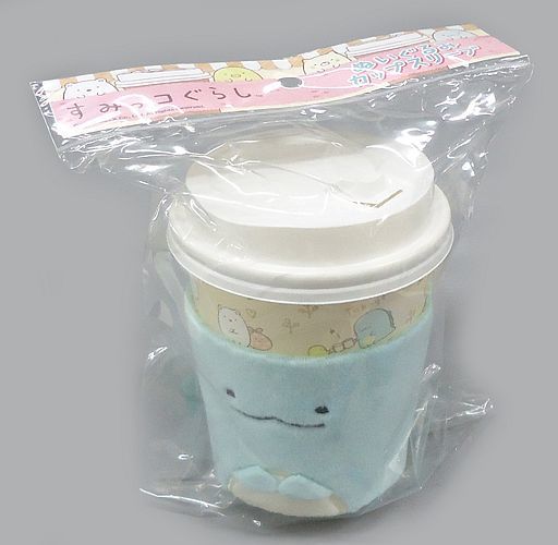 とかげ すみっコぐらし ぬいぐるみカップスリーブ 紙コップ付き とかげ すみっコぐらし ぬいぐるみカップスリーブ 紙コップ付き