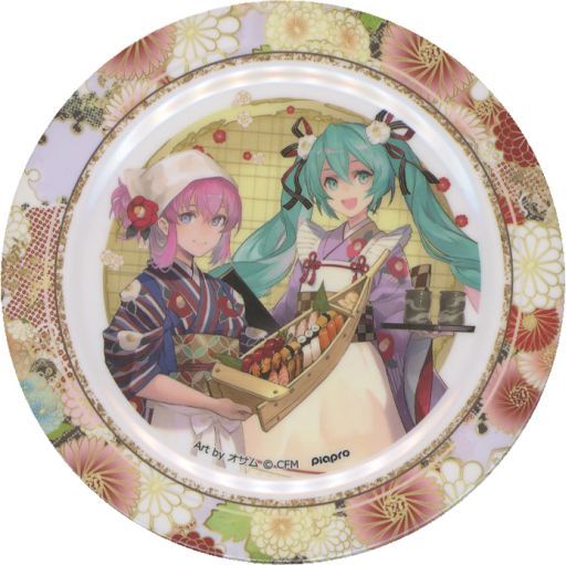 駿河屋 -<中古>初音ミク＆巡音ルカ(寿司喫茶) 寿司皿 「VOCALOID