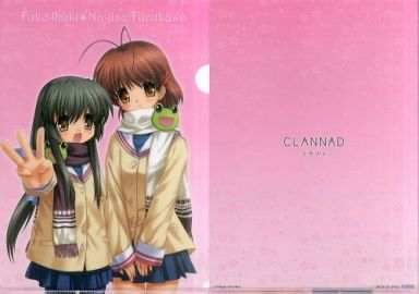 [単品]CLANNAD 古河渚＆伊吹風子 A4クリアファイル 「タイトーくじ本舗 Key～Third Edition～」 G賞