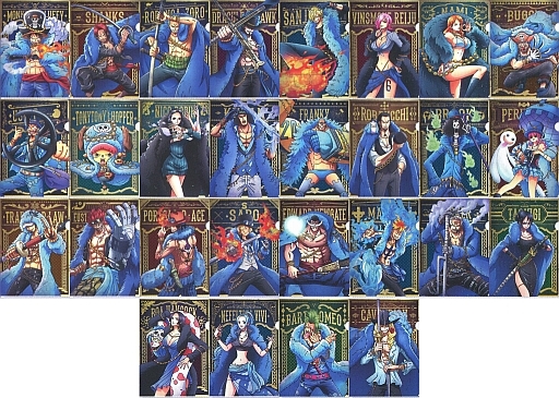 全14種セット 描きおろしクリアファイルセット 2枚組 一番くじ ワンピース th Anniversary L賞 J Hobby Collection