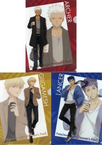 アーチャー ギルガメッシュ ランサー クリアファイル3枚セット 劇場版 Fate Stay Night Heaven S Feel Iii Spring Song ローソン 中古 クリアファイル 通販ショップの駿河屋