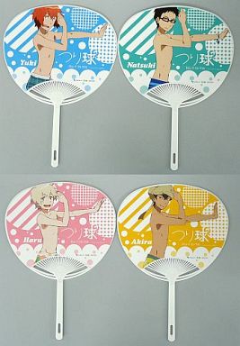 ユキ＆ハル/アキラ＆夏樹 うちわ(2本入り) 「つり球」小田急×江ノ電スタンプラリー賞品