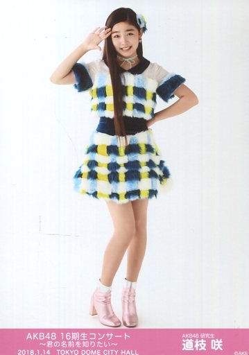 駿河屋 中古 道枝咲 全身 Akb48 16期生コンサート 君の名前を知りたい ランダム生写真 Akb48