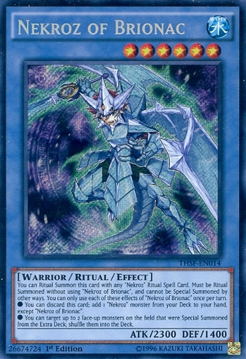 駿河屋 中古 Thsf En014 シク Nekroz Of Brionac ブリューナクの影霊衣 遊戯王