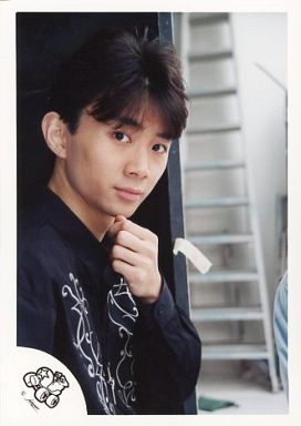 生写真(ジャニーズ)/アイドル/光GENJI 光GENJI/内海光司/上半身・衣装黒・左手顔・体右向き/公式生写真