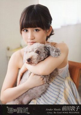 前田敦子 上半身 犬抱き Cd 君は僕だ 劇場盤特典 予約 生写真 Akb48 Ske48 アイドル Akb48 通販ショップの駿河屋