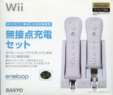 駿河屋 中古 無接点充電セット Wiiリモコン Usb充電専用 状態 Sync 押し棒 充電用usbケーブル欠品 Wii