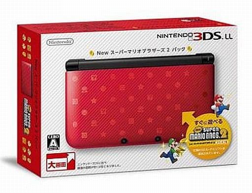 任天堂　3DS 本体　マリオクッションケース付き