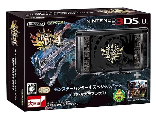 ニンテンドー3DS ゴマアガラブラック＋モンスターハンタークロス