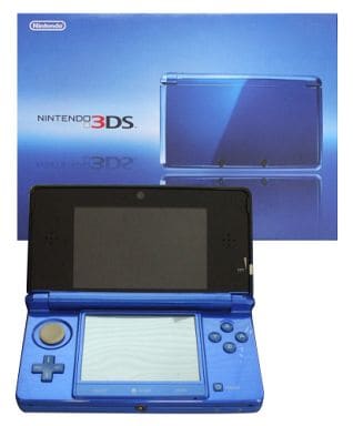 駿河屋 -<中古>ニンテンドー3DS本体 コバルトブルー [タッチペン欠品