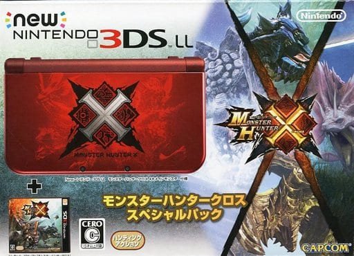 ニンテンドー3DSLL本体、モンスターハンタークロス