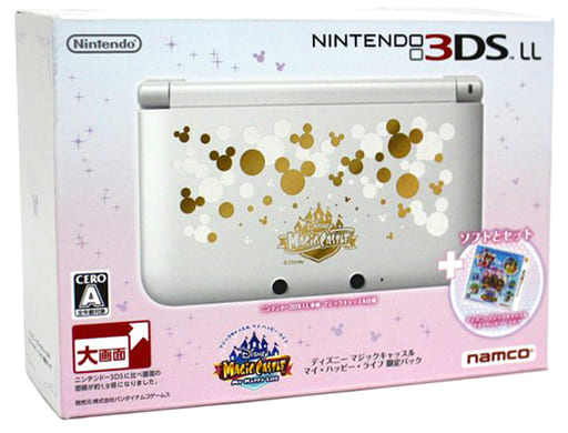 駿河屋 中古 ニンテンドー3dsll本体 ディズニー マジックキャッスル マイ ハッピー ライフ 限定パック 状態 Sdカード ゲームソフト 欠品 ニンテンドー3ds