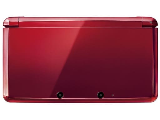 駿河屋 -<中古>ニンテンドー3DS本体 フレアレッド (状態：本体のみ