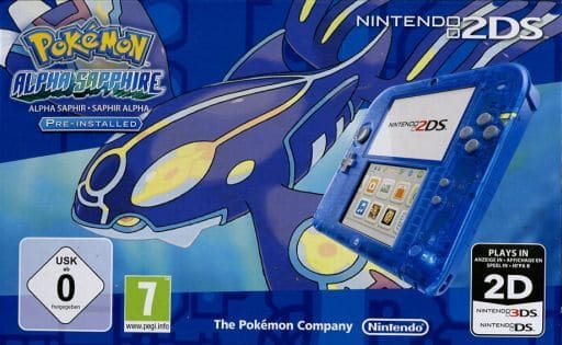 駿河屋 -<中古>EU版 NINTENDO 2DS本体 PoKeMoN ALPHA SAPPHIRE(国内版