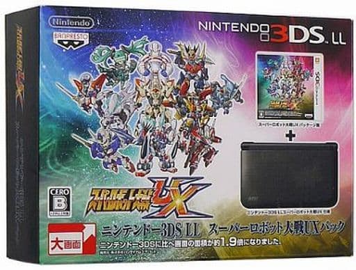 駿河屋 -<中古>ニンテンドー3DSLL本体 スーパーロボット大戦UX同梱