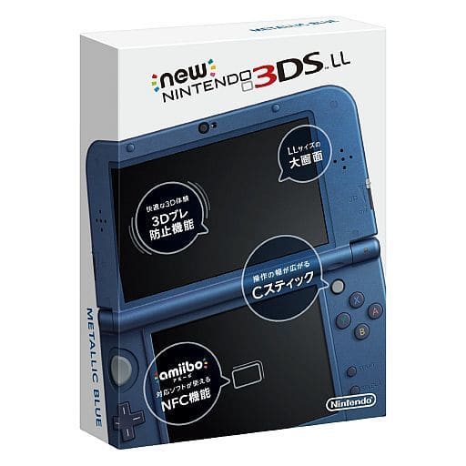 駿河屋 -<中古>Newニンテンドー3DSLL本体 メタリックブルー(状態：本体 ...