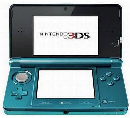 駿河屋 -<中古>ニンテンドー3DS本体 アクアブルー (状態:充電台欠品