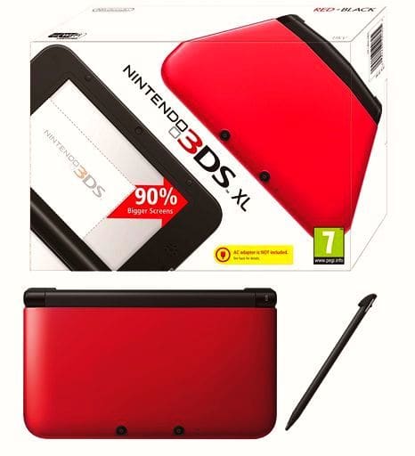 駿河屋 -<中古>EU版 ニンテンドー3DSLL本体 NINTENDO 3DS XL [RED